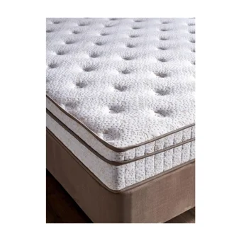Niron Yatak Helen 100x200 cm Başlıklı Yataklı Sandıklı Tek Kişilik Baza Seti Krem