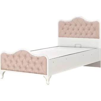 Bubu Home Malife 100x200 cm Başlıklı Sandıklı Tek Kişilik Baza Seti Pudra