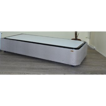 Bengi Ticaret 90x190 cm Başlıksız Sandıklı Tek Kişilik Baza Seti Gri