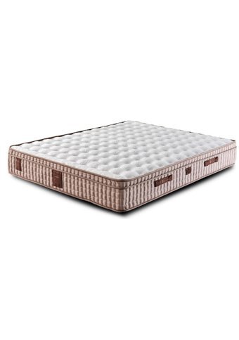 Mobilya Dükkanım Master 120x200 cm Başlıklı Yataklı Sandıklı Tek Kişilik Baza Seti Bej