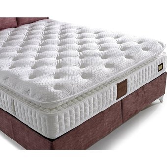 Mobilya Dükkanım Truva 90x190 cm Başlıklı Yataklı Sandıklı Tek Kişilik Baza Seti Gül Kurusu