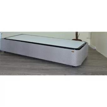 Bengi Ticaret 100x200 cm Başlıksız Sandıklı Tek Kişilik Baza Seti Gri