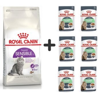 Royal Canin Sensible 33 Kuru Kedi Maması 4 kg + 6 Adet Yaş Mama
