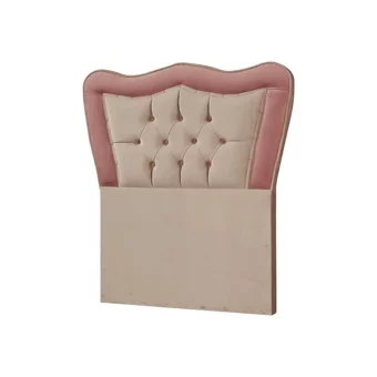 Mobilya Dükkanım Hanzade 90x190 cm Başlıklı Sandıklı Tek Kişilik Baza Seti Pembe