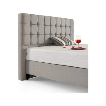 Mobilya Dükkanım Sidney 90x200 cm Başlıklı Sandıklı Tek Kişilik Baza Seti Gri