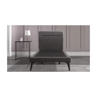 Bellona Flexy 90x200 cm Başlıklı Sandıklı Tek Kişilik Baza Seti Gri