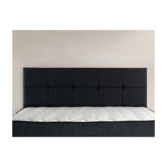 Niron Notte 100x200 cm Başlıklı Sandıklı Tek Kişilik Baza Seti Füme
