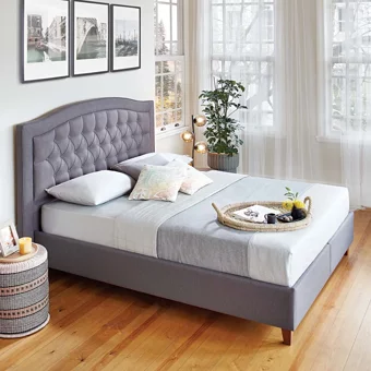 Yataş Bedding Lisbon 100x200 cm Başlıklı Yataklı Sandıklı Tek Kişilik Baza Seti Gri