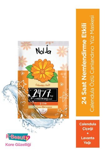 Watsons Nolja Calendula Nemlendiricili Kağıt Yüz Maskesi 3 Adet