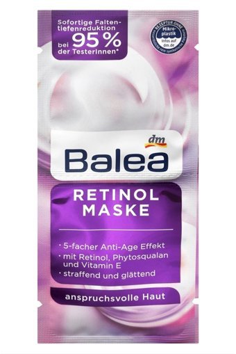 Balea Retinol Nemlendiricili Krem Yüz Maskesi