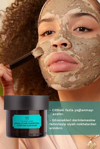 The Body Shop Charcoal Killi Nemlendiricili Krem Yüz Maskesi 75 ml