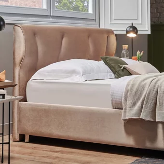 Yataş Bedding Somni 90x190 cm Başlıklı Yataklı Sandıklı Tek Kişilik Baza Seti Bej