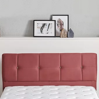 Yataş Bedding Lento 90x190 cm Başlıklı Yataklı Sandıklı Tek Kişilik Baza Seti Bordo