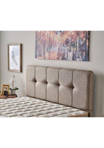 Mobilya Dükkanım Vega 90x190 cm Başlıklı Yataklı Sandıklı Tek Kişilik Baza Seti Krem