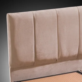 Alf Cyristal Plus 100x200 cm Başlıklı Sandıklı Tek Kişilik Baza Seti Kahverengi