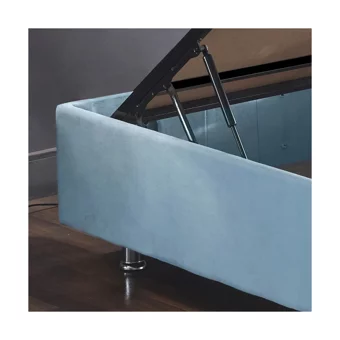 Niron Yatak Cozy 120x200 cm Başlıksız Sandıklı Tek Kişilik Baza Seti Mavi