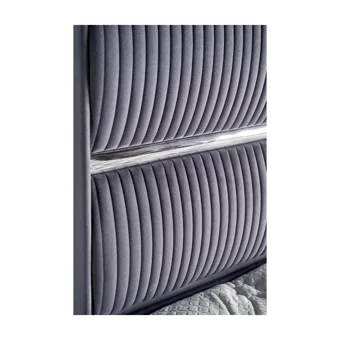 Mobilya Dükkanım Silver 100x200 cm Başlıklı Yataklı Sandıklı Tek Kişilik Baza Seti Siyah