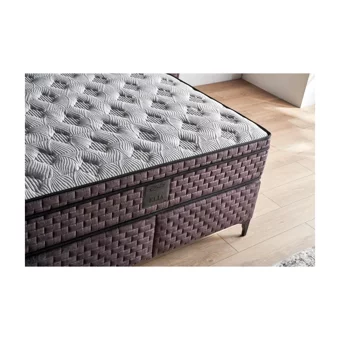 Mobilya Dükkanım Elia 100x200 cm Başlıklı Yataklı Sandıklı Tek Kişilik Baza Seti Siyah