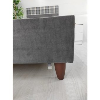 İpek Mobilya Volo 100x200 cm Başlıksız Sandıklı Tek Kişilik Baza Seti Gri