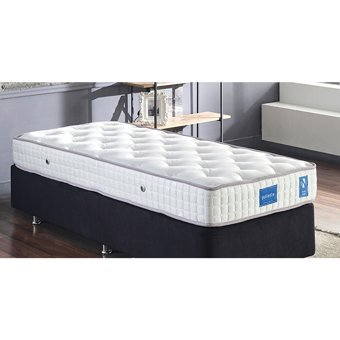 Niron Yatak Juliette 90x190 cm Başlıklı Yataklı Sandıklı Tek Kişilik Baza Seti Siyah