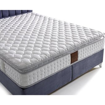 Mobilya Dükkanım Focus 90x200 cm Başlıklı Yataklı Sandıklı Tek Kişilik Baza Seti Lacivert