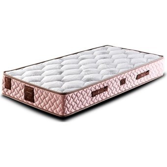 Mobilya Dükkanım Perla 100x200 cm Başlıklı Yataklı Sandıklı Tek Kişilik Baza Seti Pembe