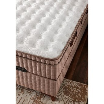 Mobilya Dükkanım Master 90x190 cm Başlıklı Yataklı Sandıklı Tek Kişilik Baza Seti Krem