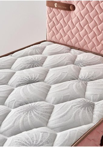 Mobilya Dükkanım Perla 90x190 cm Başlıklı Yataklı Sandıklı Tek Kişilik Baza Seti Bej