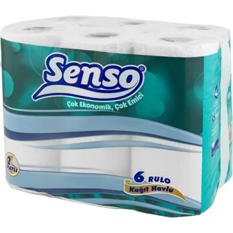 Senso 2 Katlı 6'lı Rulo Kağıt Havlu
