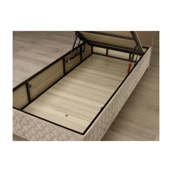 Mobilya Dükkanım Relax 2 100x200 cm Başlıklı Sandıklı Tek Kişilik Baza Seti Bej