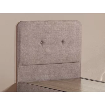Niron Yatak Luna 120x200 cm Başlıklı Sandıklı Tek Kişilik Baza Seti Kahverengi