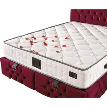 Mobilya Dükkanım Soft 120x200 cm Başlıklı Yataklı Sandıklı Tek Kişilik Baza Seti Kırmızı