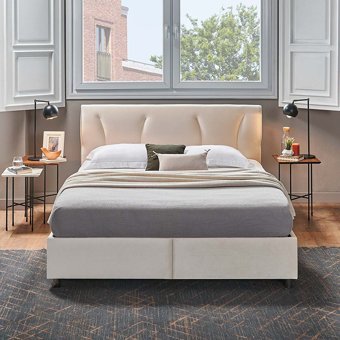 Yataş Bedding Somni 100x200 cm Başlıklı Yataklı Sandıklı Tek Kişilik Baza Seti Krem