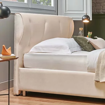 Yataş Bedding Somni 100x200 cm Başlıklı Yataklı Sandıklı Tek Kişilik Baza Seti Krem