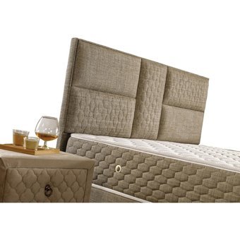 Mobilya Dükkanım Tetra 90x190 cm Başlıklı Yataklı Sandıklı Tek Kişilik Baza Seti Krem