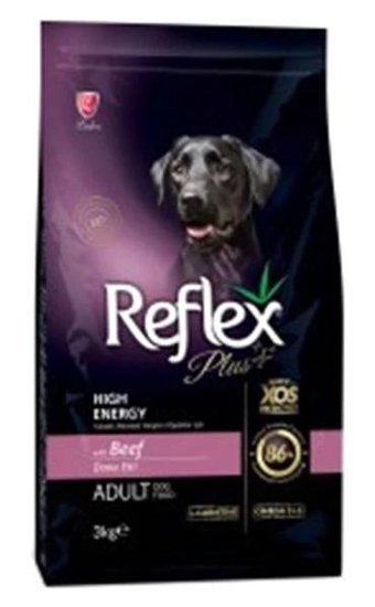 Reflex Plus Biftekli High Energy Yetişkin Köpek Maması 3 kg - 1 kg