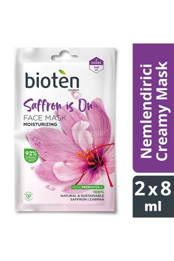 Bioten Saffron Is On Nemlendiricili Jel Yüz Maskesi 2x8 ml