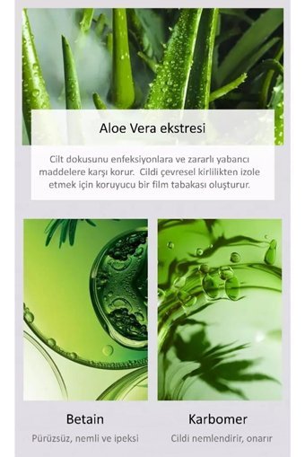 Bioaqua Aloe Vera Aloe Veralı Nemlendiricili Jel Yüz Maskesi 30x2 gr