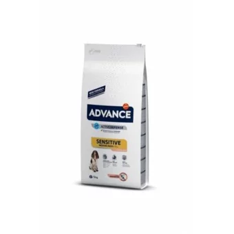 Advance Sensitive Medium Maxi Somonlu Köpek Maması 12 Kg
