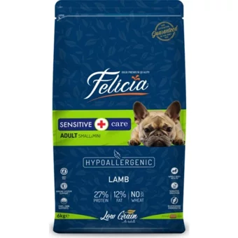 Felicia HypoAllergenic Small Mini Kuzulu Küçük Irk Düşük Tahıllı Yetişkin Köpek Maması 6 Kg