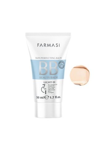 Farmasi Beauty Balm Tüm Ciltler İçin Suya Dayanıklı Su Bazlı Sivilce Yapmayan Işıltılı BB Krem Açık Ton