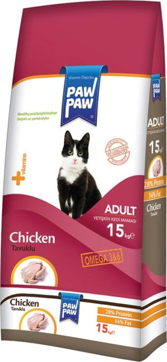 Thepassioniz Paw Paw Chicken Tavuk Etli Yetişkin Kedi Maması 15 Kg