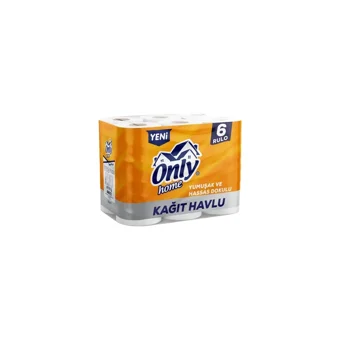 Only 2 Katlı 6'lı Rulo Kağıt Havlu