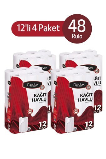 Flodex Akıllı Seçim 2 Katlı 48'li Rulo Kağıt Havlu