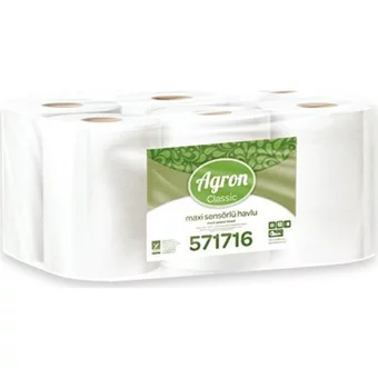 Agron Classic Maxi 2 Katlı 6'lı Rulo Kağıt Havlu