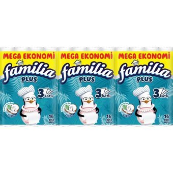 Familia Coconut Özlü 3 Katlı 48'li Rulo Kağıt Havlu