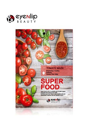 Eyenlip Beauty Super Food Domates Özlü Nemlendiricili Kağıt Yüz Maskesi