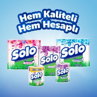 Solo Dev 2 Katlı Tekli Rulo Kağıt Havlu