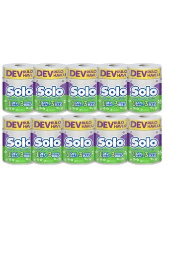 Solo Dev 2 Katlı 10'lu Rulo Kağıt Havlu