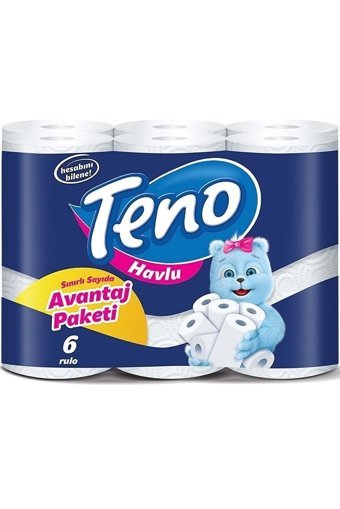 Teno Ultra 2 Katlı 48'li Rulo Kağıt Havlu